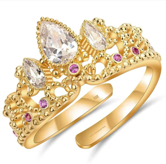 Rapunzel crown ring